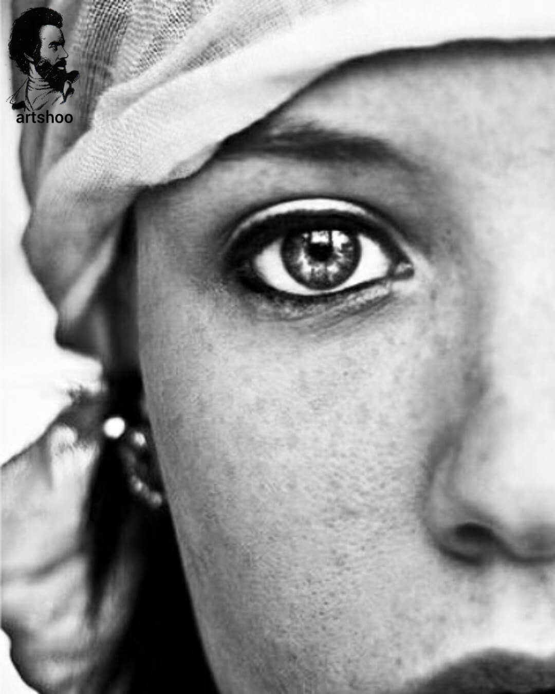 آموزش نقاشی سیاه قلم